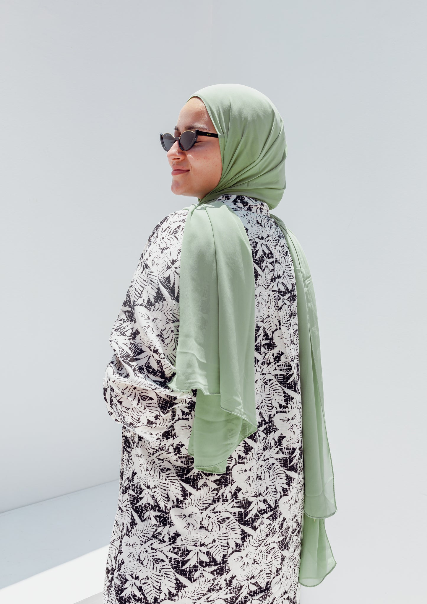 chiffon hijab Square 150cm