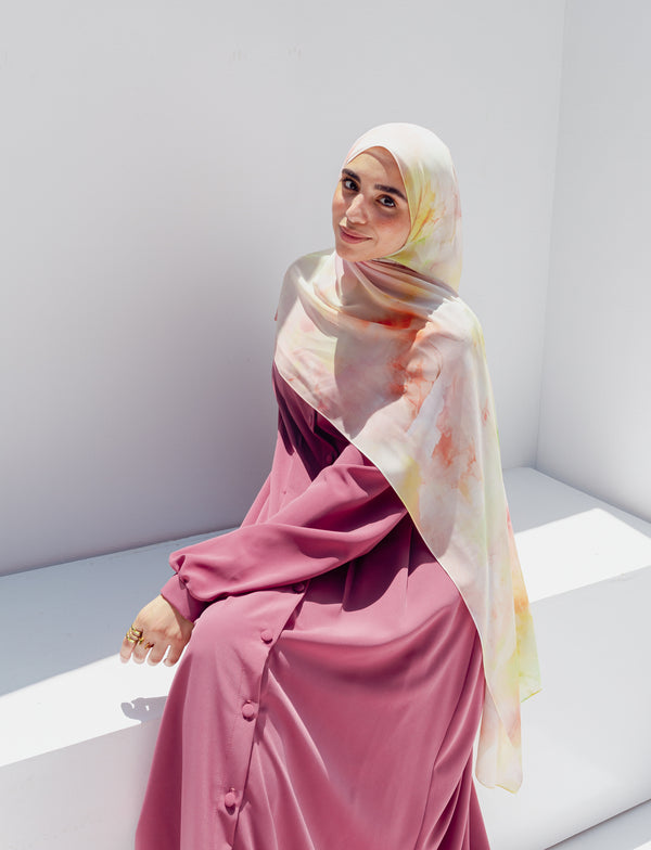 625-8 Tie-Dye Chiffon Hijab