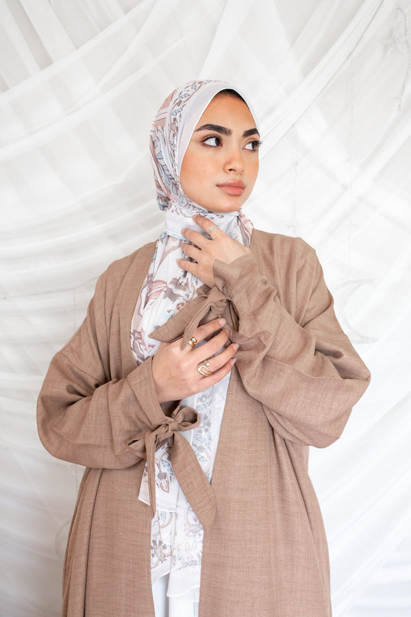 كاردigan كتان كم فيونكة 759