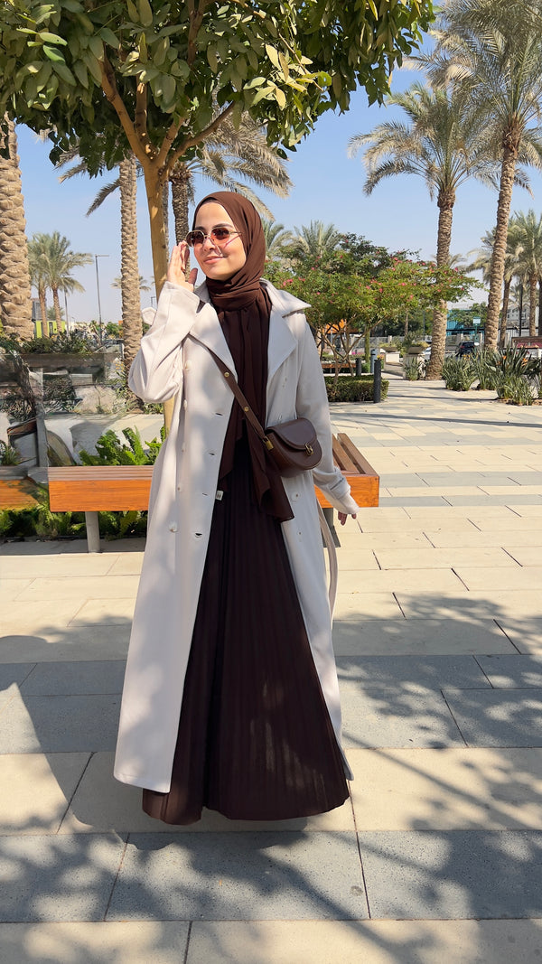 Long Wool Overcoat -344