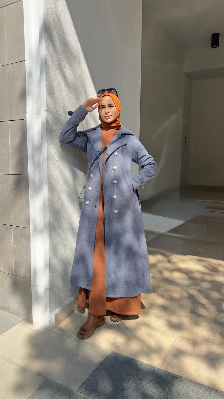 Long Wool Overcoat -344 – Hayaa Fashion
