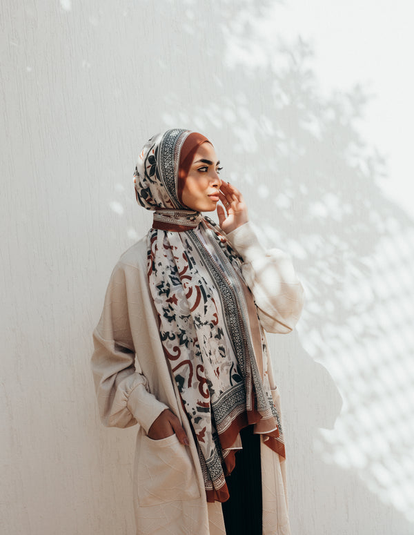 Andalus Crystal Chiffon Hijab 1224-8