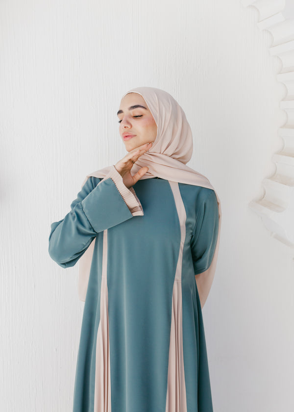 Pleated Elegance Dress -0166