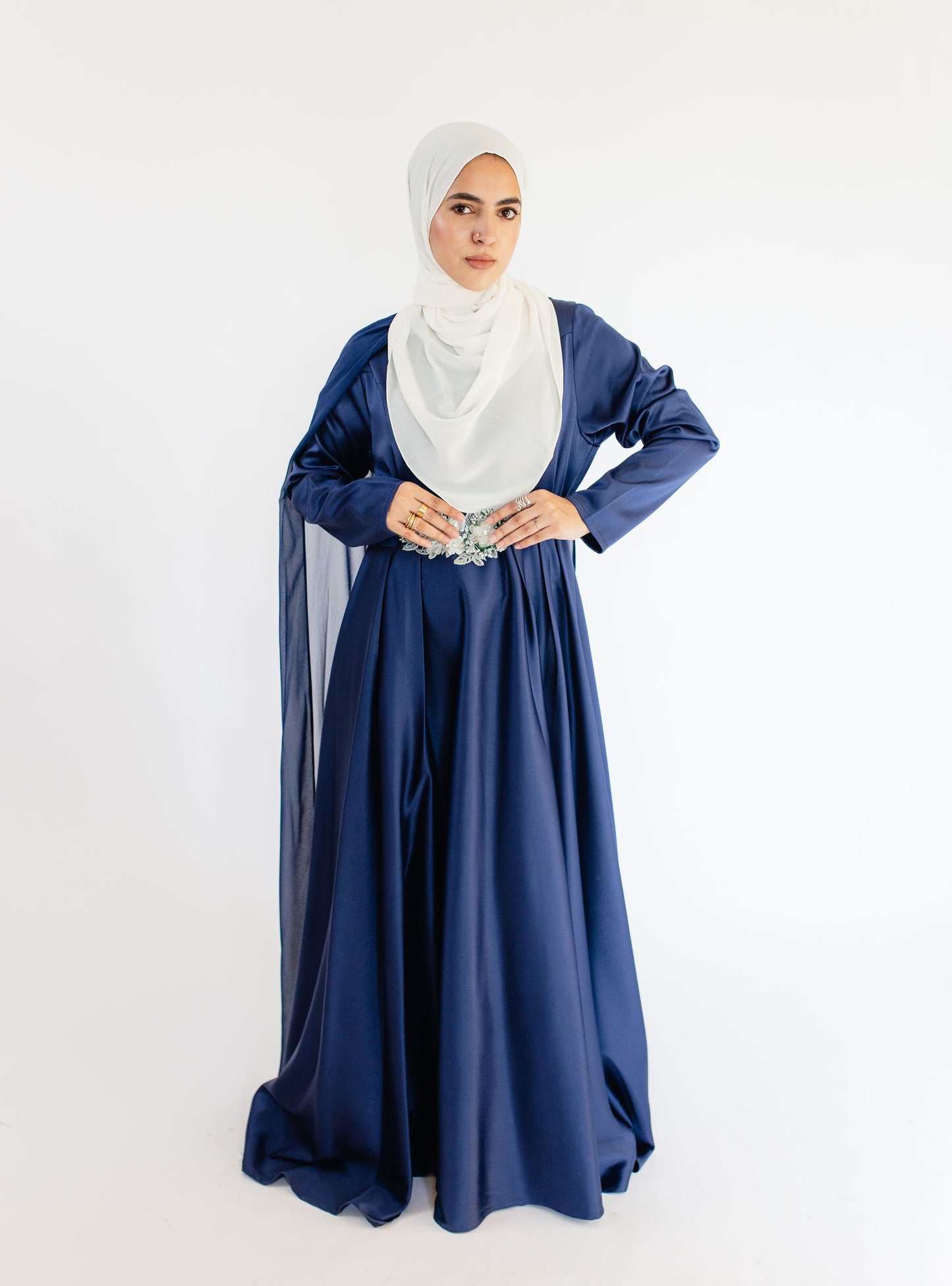 فستان سواريه وشاح ND-22-1004