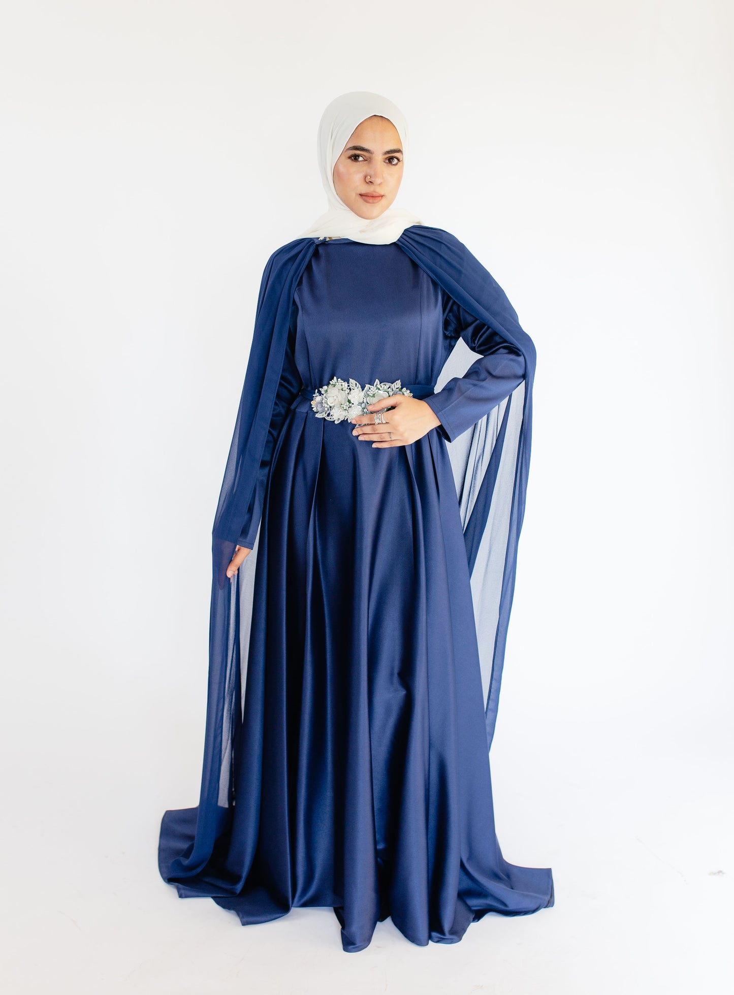 فستان سواريه وشاح ND-22-1004