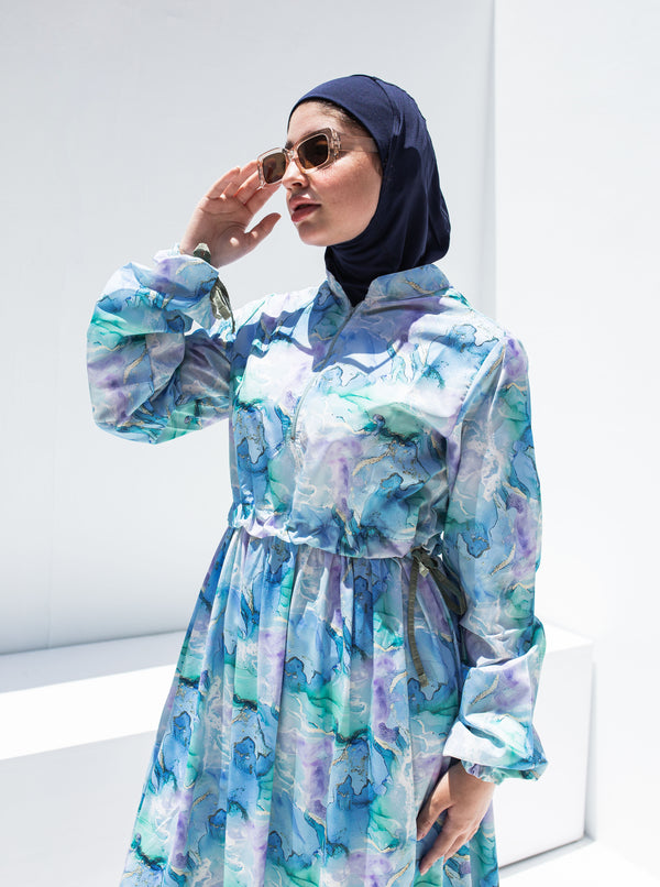 Waterproof Burkini Amwaj Lycra - 439