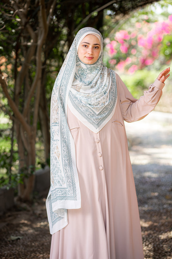Zomorrod Crystal Chiffon Hijab 1224-10