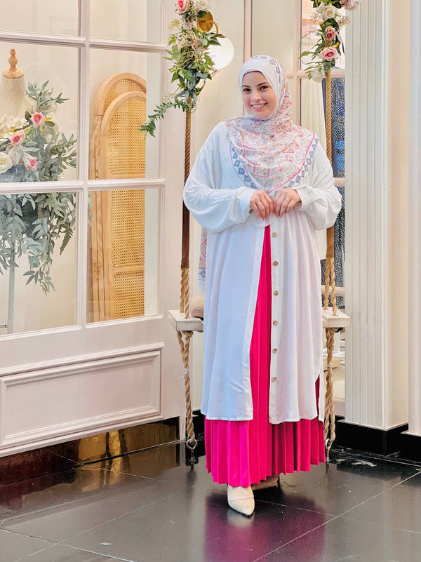 بلوزة كتان سادة  Bl-S-24-672
